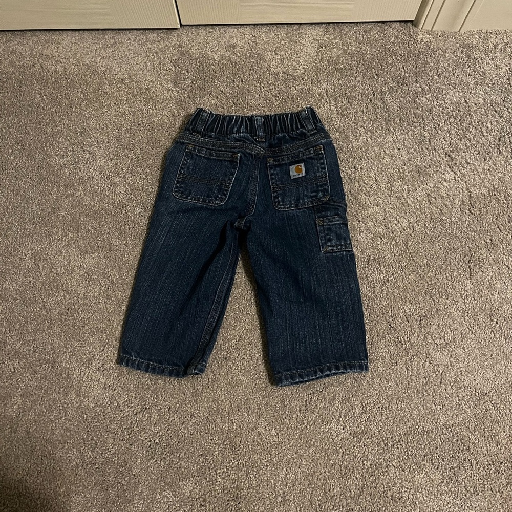 Carhartt Kids Dark Blue Denim Jeans